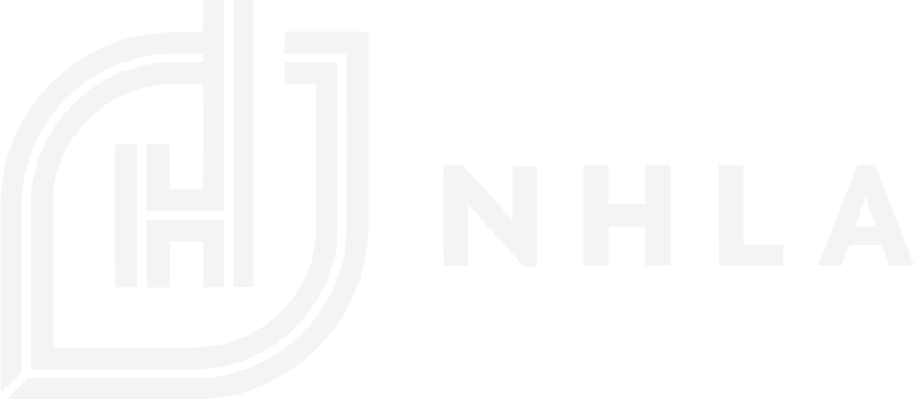 NHLA logo White